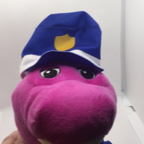 Barney Fisher-Price 13” Barney and Friends Plush Crossing Guard Stuffed … - Picture 10 of 12